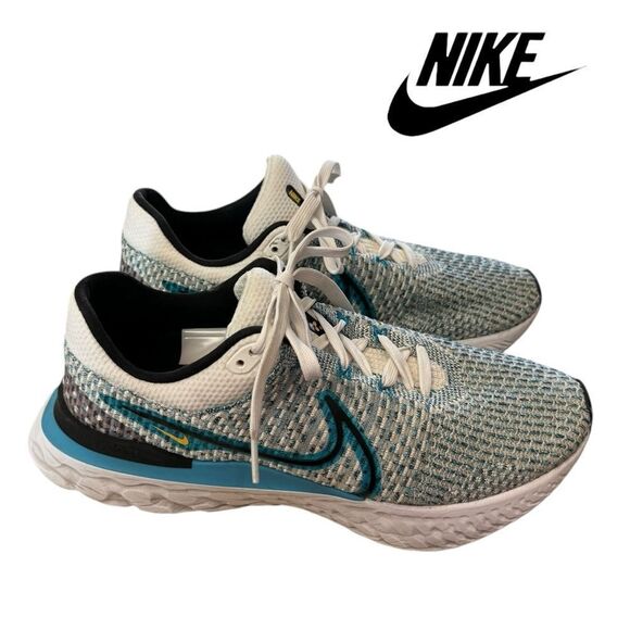 Nike React Infinity Run Flyknit 3 Blue Orbit Men's Sneakers 13 - Picture 1 of 6